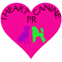 I heart canine PR dog training in Penticton logo